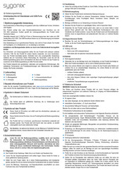 Sygonix 2499005 Operating Instructions Manual