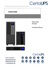 CertaUPS Tower 6-10K Installation Manual