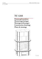 Tulikivi TU 1245 Construction Drawings