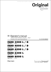Original inside FARO 8000 L Operator's Manual