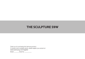 Samsung SCULPTURE S9W Manual