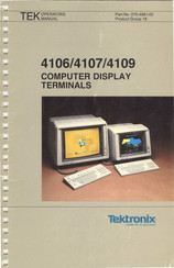 Tektronix 4107 Operator's Manual