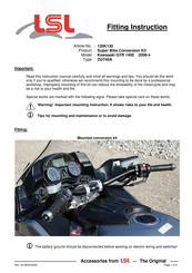 Lsl ZGT40A Fitting Instruction