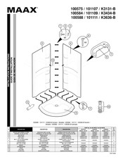MAAX 101111 Installation Instructions Manual