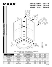 MAAX K3131-B Installation Instructions Manual