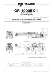 Tadano GR-1000EX-4 Manual