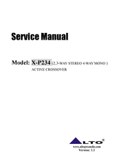 Alto X-P234 Service Manual