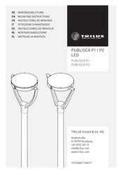 Trilux PUBLISCA P1 LED Mounting Instructions