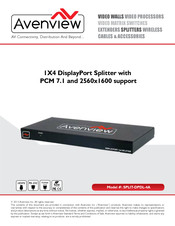 Avenview SPLIT-DPDL-4A Manual