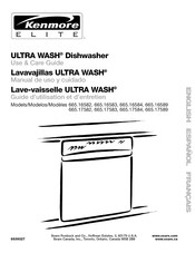 Kenmore ELITE ULTRA WASH 665.16582 Use & Care Manual
