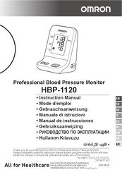 Omron HBP-1120 Instruction Manual