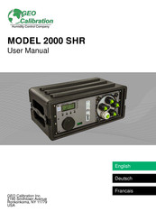 GEO Calibration 2000 SHR User Manual