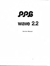 PPG wave 2.2 Service Manual