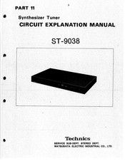 Technics ST-9038 Manual