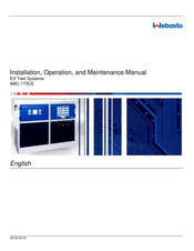 Webasto ABC-170CE Installation, Operation And Maintenance Manual