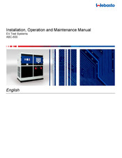 Webasto ABC-600CE Installation, Operation And Maintenance Manual