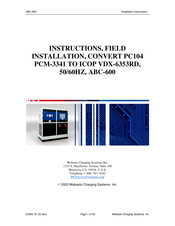 Webasto ABC-600 Installation Instructions Manual