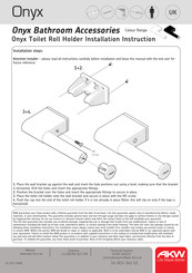 Akw Onyx Toilet Roll Holder Installation Instructions