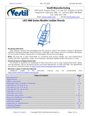 Vestil LAD-MM Series Quick Start Manual