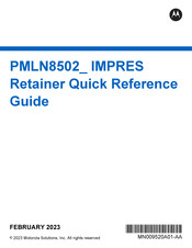 Motorola PMLN8502-IMPRES Quick Reference Manual