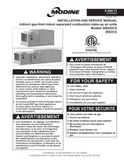 Modine Manufacturing IBS/ICS Installation And Service Manual