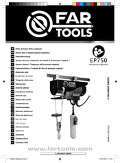 Far Tools EP 750 Original Manual