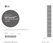 LG NP7860W Simple Manual