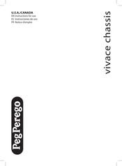 Peg-Perego Vivace Chassis Instructions For Use Manual