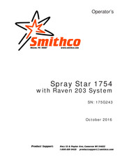 Smithco Spray Star 1754 TeeJet 744 Operator's Manual