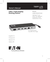 Eaton U442-DOCK16-B Owner's Manual