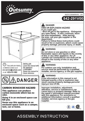 Outsunny 842-291V00 Manual