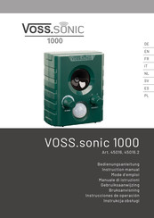 VOSS 45016.2 Instruction Manual