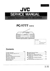 JVC PC-Y777 E Service Manual