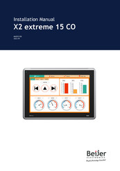 Beijer Electronics X2 extreme 15 CO Installation Manual