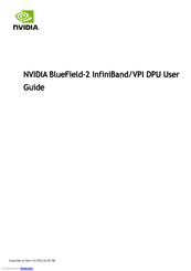 Nvidia BlueField-2 InfiniBand/VPI DPU User Manual