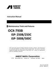 Anest Iwata ISP-250C Series Instruction Manual