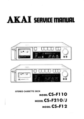 Akai CS-F210/J Service Manual