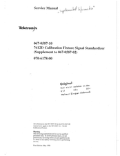 Tektronix 7612D Service Manual