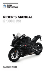 BMW Motorrad S 1000 RR Rider's Manual