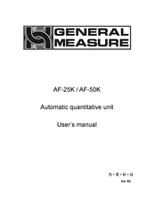 General Measure AF-10K User Manual