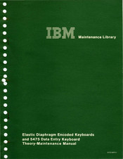 IBM 5475 Maintenance Manual