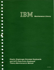 IBM 5475 Maintenance Manual