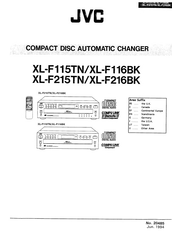 JVC XL-F116BK Manual