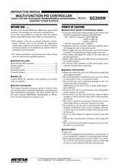M-system SC200W Instruction Manual