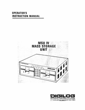 Digilog Electronics MSU IV Operator's Manual