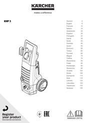 Kärcher KHP 3 Manual