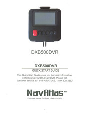 NavAtlas DXB500DVR Quick Start Manual