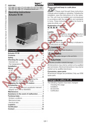 Krom Schroder IC 50 Operating Instructions Manual