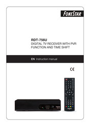 FONESTAR RDT-756U Instruction Manual