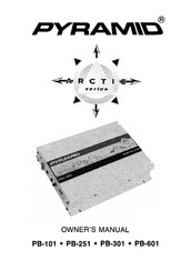 Pyramid ARCTIC Series Owner's Manual